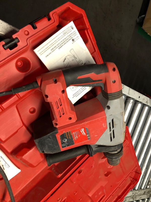 Photo 1 of ***HEAVILY USED AND DIRTY - UNABLE TO TEST - LIKELY MISSING PARTS - SEE PICTURES***
Milwaukee 1-9/16 in. SDS-Max Rotary Hammer