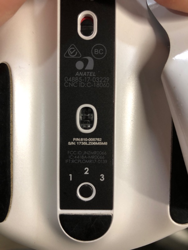 Photo 5 of ***ITEM TESTED FOR POWER, UNABLE TO TEST FURTHER***
Logitech MX Master 3S for Mac - Wireless Bluetooth Mouse with Ultra-Fast Scrolling, Ergo, 8K DPI, Quiet Clicks, Track on Glass, Customization, USB-C, Apple, iPad - Pale Grey