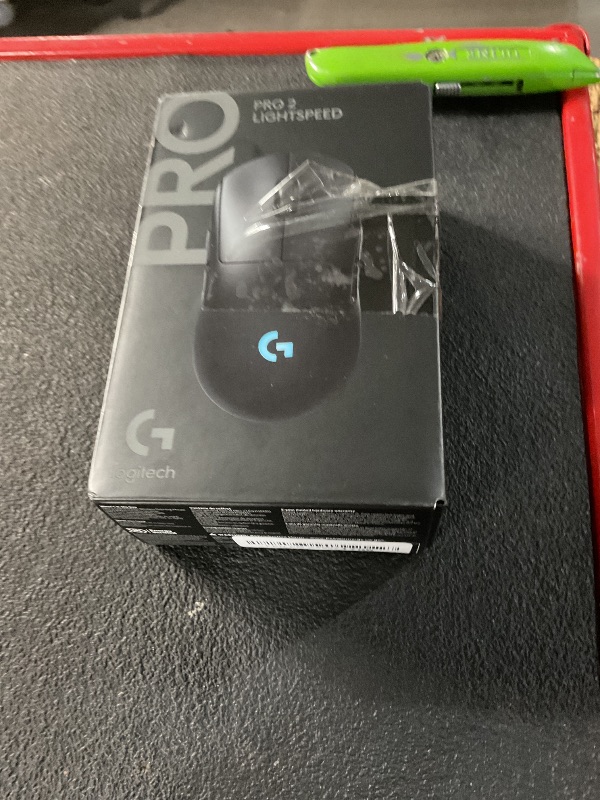 Photo 1 of Logitech G PRO 2 Lightspeed Wireless Gaming Mouse, Right- or Left-Handed Mouse with up to 4 Customizable and Switchable Magnetic Side Buttons, 32k DPI Sensor, USB-C Charging, for PC/Mac - Black