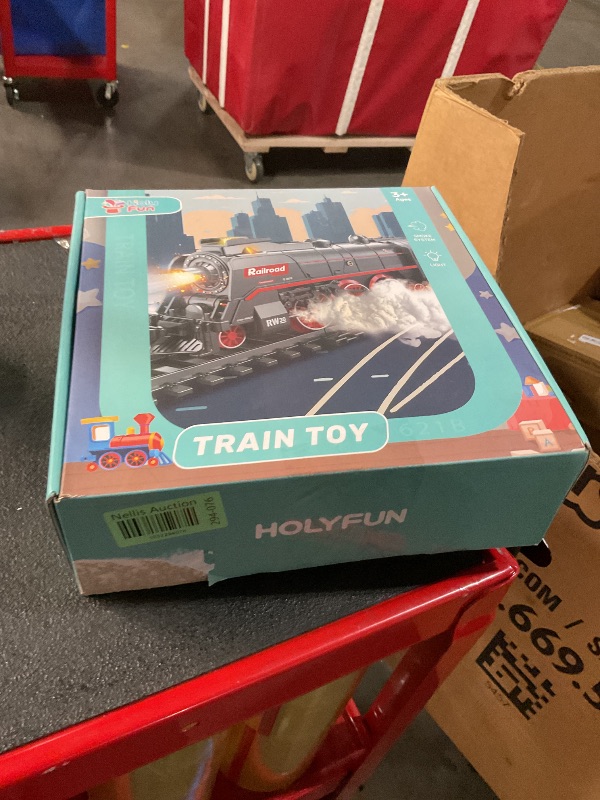 Photo 2 of ***NON REFUNDABLE, PARTS ONLY***Train Set with Smoke, Sound and Light, Toddler Train Toy, Birthday Gift for Kids Boys and Girls