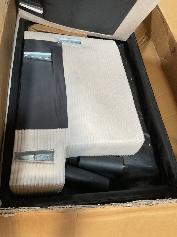 Photo 1 of **PARTIAL SET*** YITAHOME 88 inch 3 Seater Couch, Cloud Couches Sofas for Living Room with Extra Deep Seats, Modern Corduroy Comfy Sectional Sofa with USB & Type-C Ports for Apartment Small Space, Beige