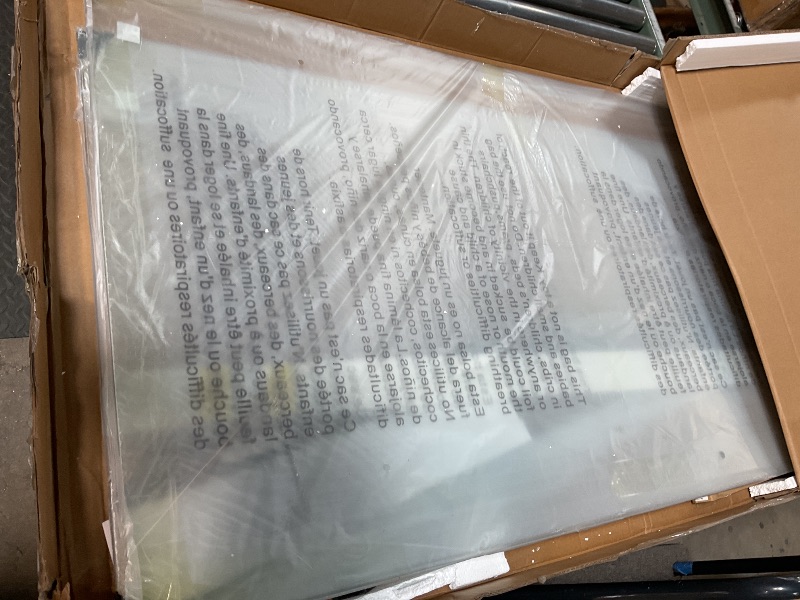 Photo 1 of **UNSURE OF EXACT MEASUREMENTS** KPUY Frameless Shower Door, Sliding Glass Shower Door, 1/4" (6mm) Thick Tempered Clear Glass with Explosion-Proof Film Nano Coating in Matte Black Finish