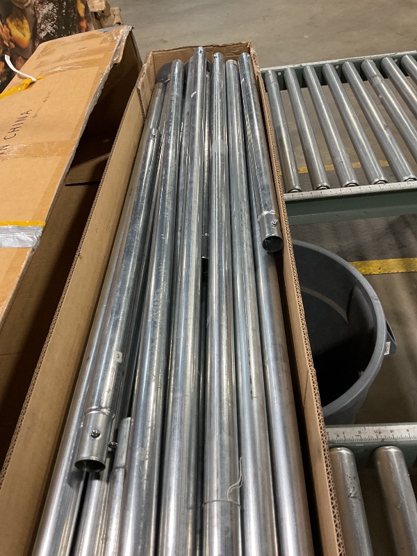 Photo 1 of ***PARTIAL SET/MISSING TOP COVER*** YITAHOME 16x32ft Heavy Duty Party Tent Outdoor Wedding Tent Canopy Event Shelters Upgraded Galvanized Steel Carport with Removable Sidewall Windows for Commercial and Parties, White