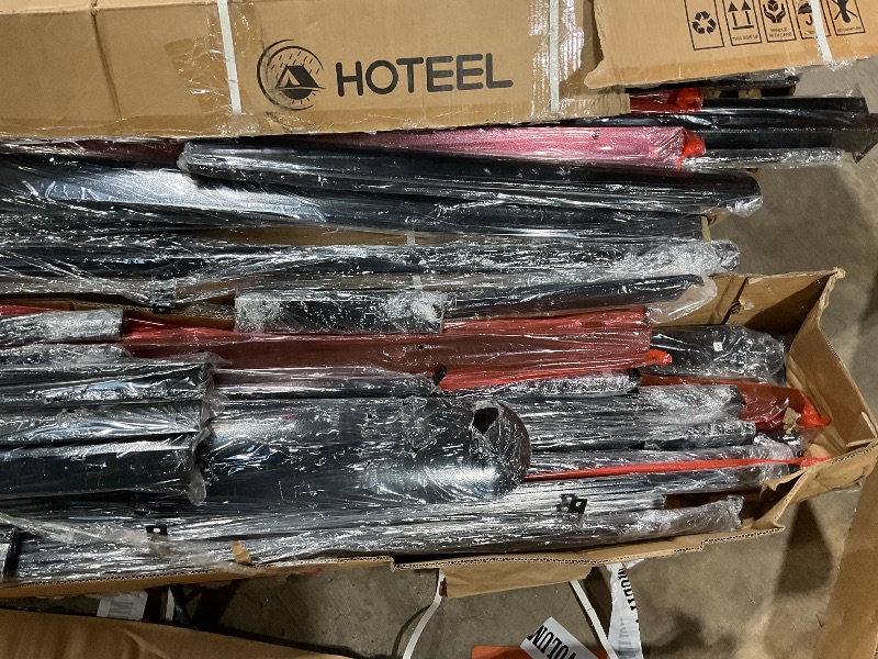 Photo 1 of **OUT OF BOX**
HOTEEL 12x20 Gazebo with Metal Roof Heavy Duty Hardtop Gazebo with Flame-Retardant Curtain & Netting, Hot Tub Gazebos with Metal Double Roof, Outdoor Canopy for Patio, Party, Black(2025 Pro)