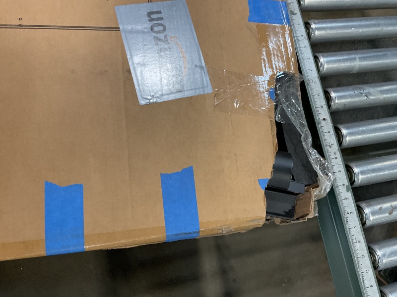 Photo 1 of **MISSING ROLLERS FOR THE TOP OF THE DOOR** SUNNY SHOWER 58.5-60 in.W x 72 in.H Glass Shower Door, Semi Frameless Double Sliding Shower Door, 1/4" Clear Glass, Black Finish