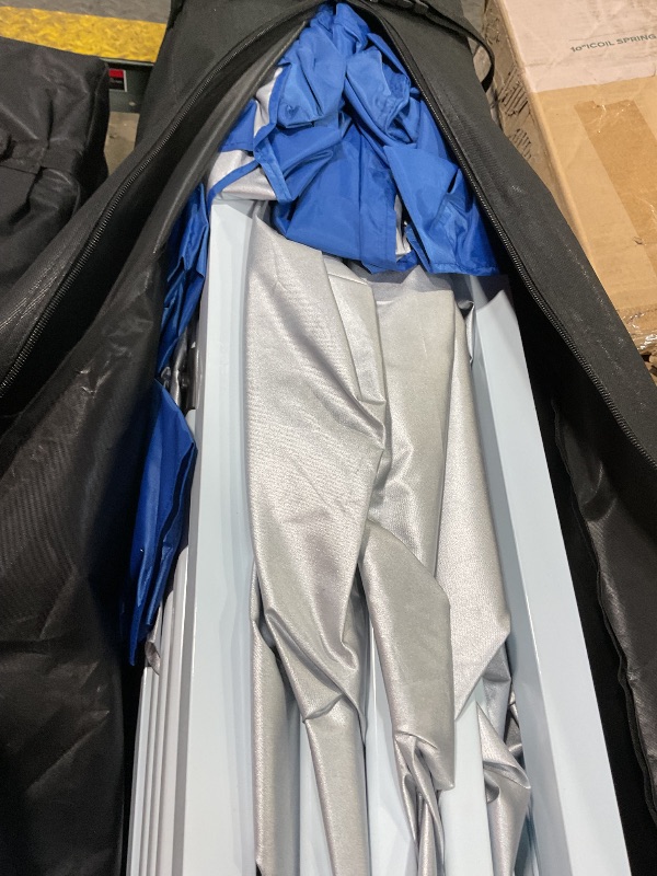 Photo 1 of 10'x 20' Pop Up Canopy Tent for Parties, Heavy Duty Commercial Canopy Tent Outdoor Vendor Party Tent Waterproof Gazebo Shelter for Patio Outdoor Party Events, Blue