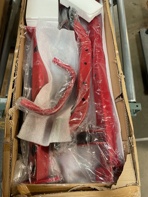 Photo 1 of **PARTIAL SET BOX 1 OF 2 ** Leg Press Machine, Professional Adjustable Leg Press Machine for Home Gym with Calf Block, Squat Machine with Barbell Plate Storages, Heavy Duty Workout Equipment for Full Lower Body Workout