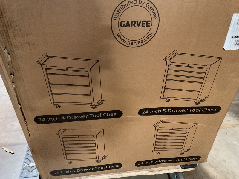 Photo 1 of 24-Inch Rolling Tool Chest with 6 Drawers – Mobile Tool Organizer with Locking System & Drawer Liners