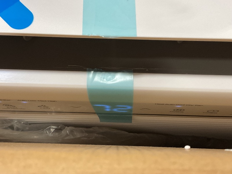 Photo 1 of Midea 8,000 BTU Smart Inverter Air Conditioner Window Unit with Heat and Dehumidifier – Cools up to 350 Sq. Ft., Energy Star Rated, Quiet Operation, Electronic Controls, Remote Control, White