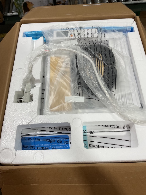 Photo 1 of Midea 8,000 BTU Smart Inverter Air Conditioner Window Unit with Heat and Dehumidifier – Cools up to 350 Sq. Ft., Energy Star Rated, Quiet Operation, Electronic Controls, Remote Control, White