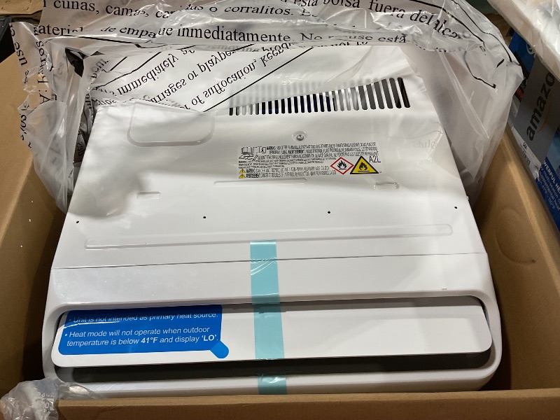 Photo 1 of Midea 8,000 BTU Smart Inverter Air Conditioner Window Unit with Heat and Dehumidifier – Cools up to 350 Sq. Ft., Energy Star Rated, Quiet Operation, Electronic Controls, Remote Control, White