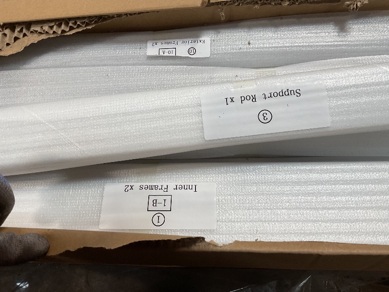 Photo 1 of NothPJ NothingProjector Projector Screen, 150 inch, Ambient Ceiling Light Rejecting ALR, 4K Ultra HD Fixed Frame 16:9, On Wall Mount Projection Screen for Ultra Short Throw Projectors, Black Series