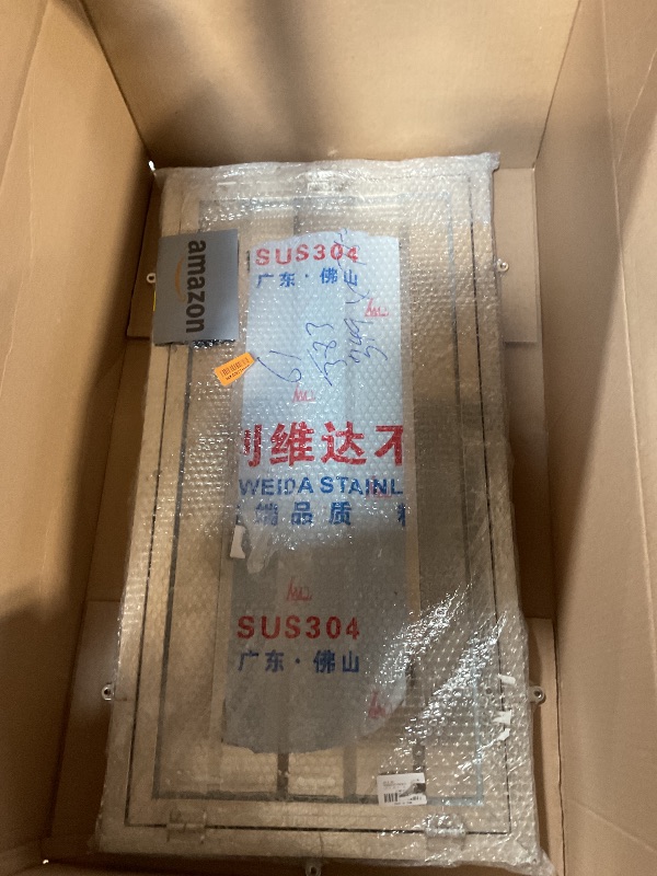 Photo 1 of 36" X 24" / 32" X 16" Stainless Steel Crawl Space Door; Attic Access; Stainless Steel Access Door; Crawl Space Vent Covers (32" X 16")