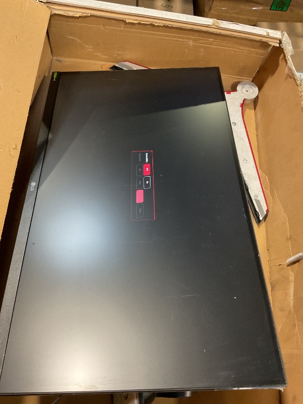 Photo 1 of ***FOR PARTS/NON-FUNCTIONAL*** LG UltraGear QHD 27-Inch Gaming Monitor 27GL83A-B - IPS 1ms (GtG), with HDR 10 Compatibility, NVIDIA G-SYNC, and AMD FreeSync, 144Hz, Black