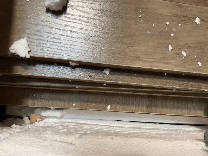 Photo 1 of **FOR PARTS ONLY MISSING ALMOST ALL PIECES** Lyromix 71'' Dog Crate Furniture for 2 Large Medium Dogs, XXL Wooden Indoor Double Crate Kennel Cage Large Breed with Door, TV Stand End Table with Divider, No Cushion,Grey