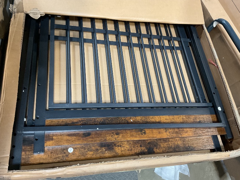 Photo 1 of **FOR PARTS MAJOR DAMAGE** New Age Pet ECOFLEX® Horizon Dog Crate & End Table, Modern Slatted Indoor Dog Kennel