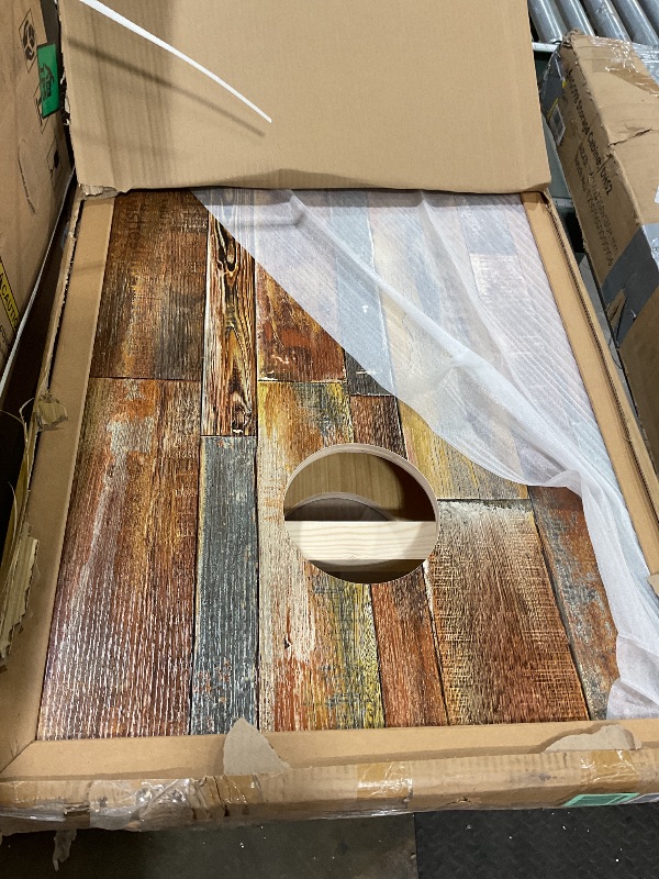 Photo 1 of Sportdo Cornhole Board Set, Thicker Solid Wood 4'x2' Cornhole Set Regulation Size, Corn Hole Games for Adults, Corn Hole Outdoor Game Toss Game Sets with 8 Bags