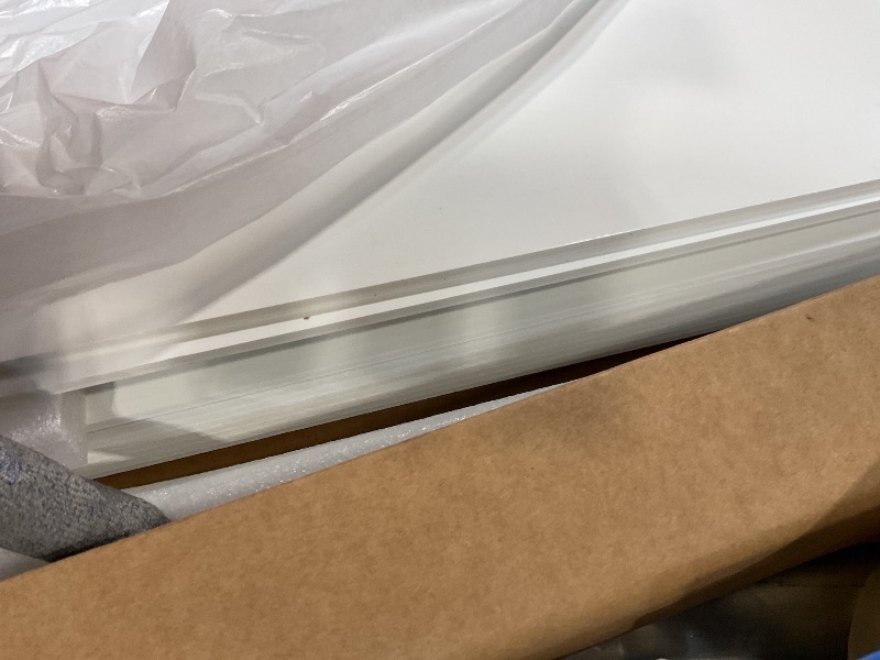 Photo 1 of 24"x24" White Drop Ceiling Tiles Waterproof High-Grade PVC Ceiling Tiles 2x2 Fire-Rated - Easy Drop-in Installation - Case of 12 (48 sq. ft.)