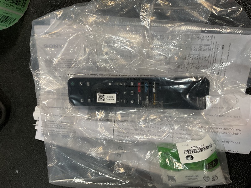 Photo 1 of *** POSSIBLY FOR PARTS/Untested / MISSING HARDWARE *** Sony 85-Inch Class 4K Ultra HD BRAVIA 3 LED Smart TV with Google TV, Dolby Vision HDR, and Exclusive Features for PlayStation®5 (K-85S30)