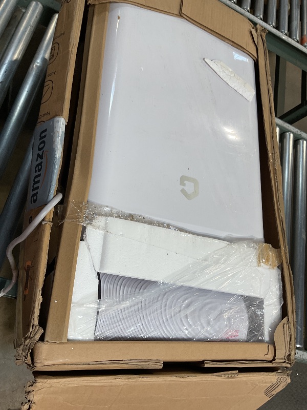 Photo 1 of 12,000 BTU Portable Air Conditioner, 3 in-1 Potable AC Unit with Dehumidifier & Fan, Sleep Mode, Remote & LED Panel, Cools 550 Sq.Ft., Quiet, White Top