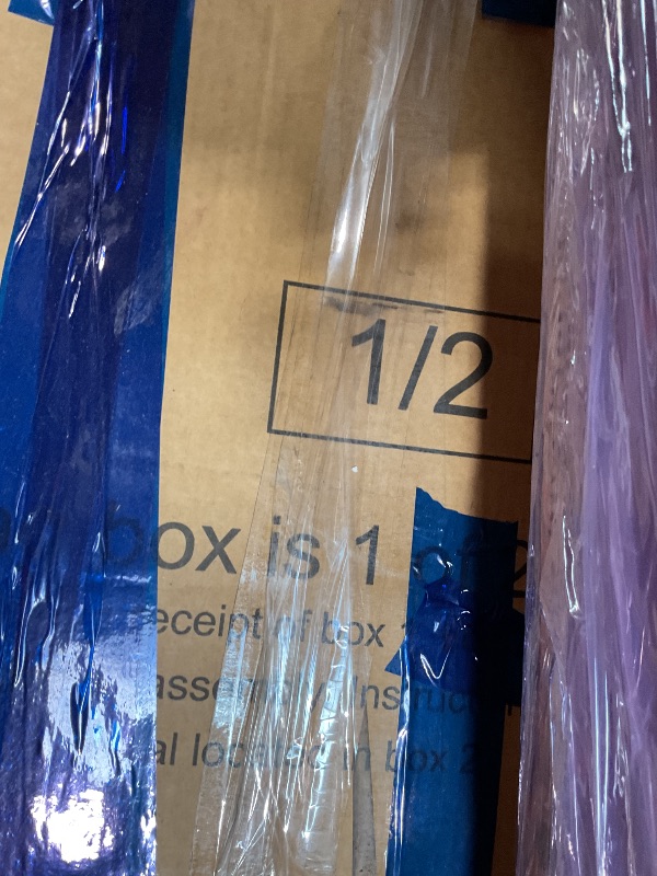 Photo 1 of **MISSING HARDWARE**MistMo 8x6FT Outdoor Steel Storage Shed with Lockable Doors, One Window,Ideal for Garden, Backyard, Patio Storage,Brown