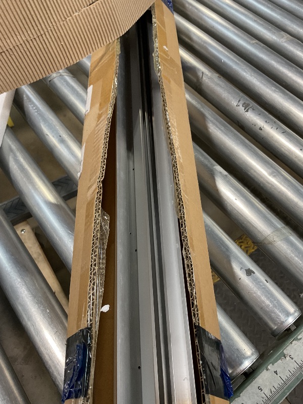 Photo 1 of **MISSING HARDWARE**MistMo 8x6FT Outdoor Steel Storage Shed with Lockable Doors, One Window,Ideal for Garden, Backyard, Patio Storage,Brown