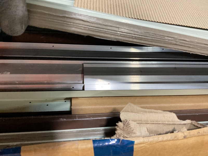 Photo 1 of **MISSING HARDWARE**MistMo 8x6FT Outdoor Steel Storage Shed with Lockable Doors, One Window,Ideal for Garden, Backyard, Patio Storage,Brown