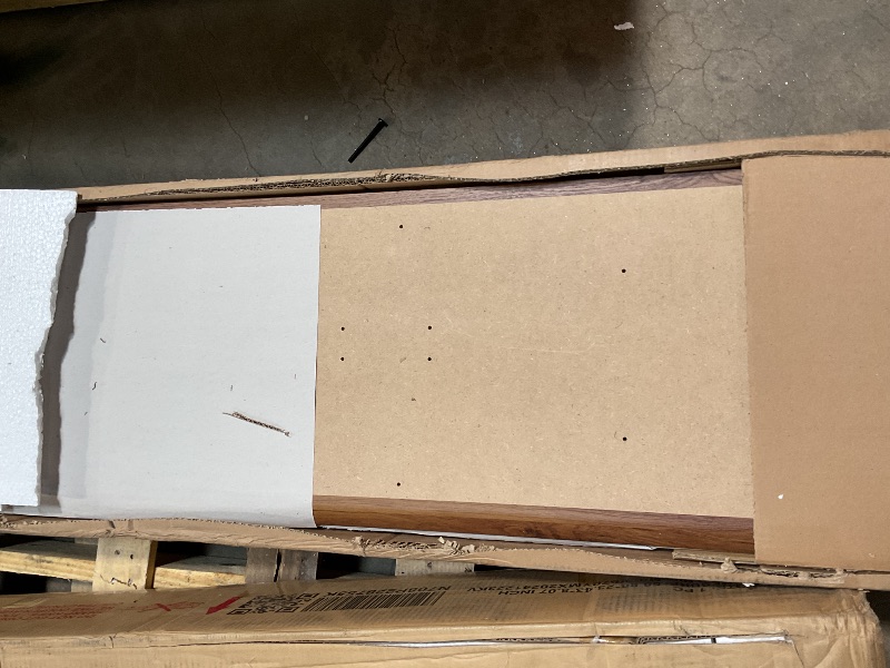 Photo 1 of ***FOR PARTS ONLY/NON-FUNCTIONAL*** Modway Render 70" Mid-Century Modern Low Profile Entertainment TV Stand, 70 Inch, Walnut Walnut