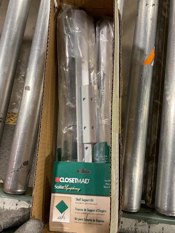 Photo 1 of *FOR DRAWERS* ClosetMaid 12 Pcs Support Brackets for Wire Shelving 12in Wire Shelf Brackets