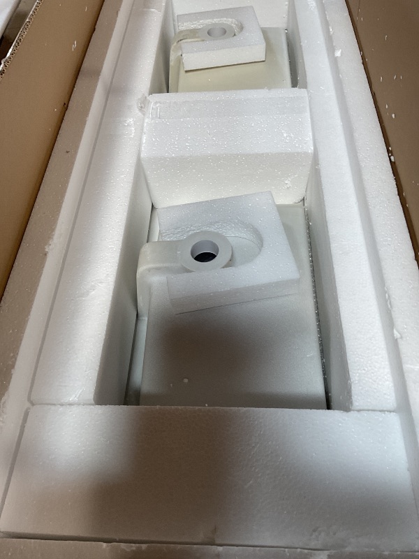 Photo 1 of **18" DEEP**60" Vanity Top Bathroom Sink with 3 Holes