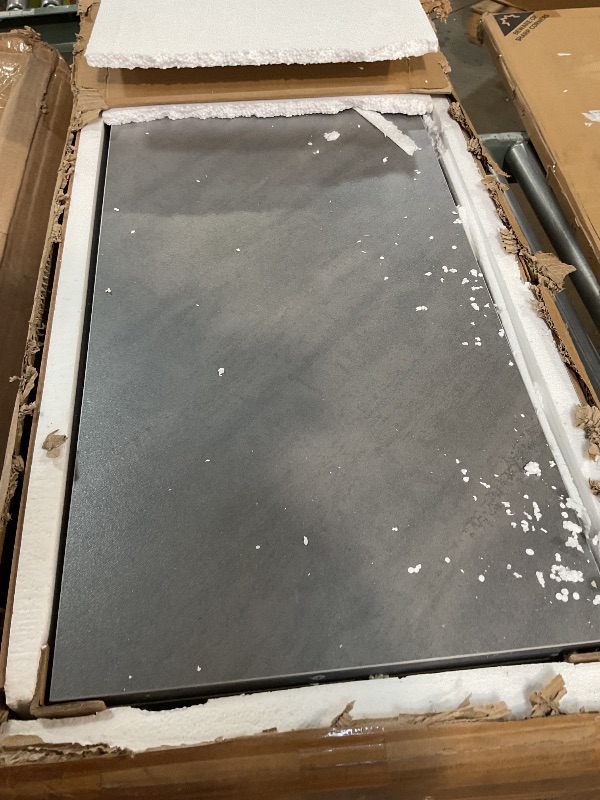 Photo 1 of 1 of 2 boxes*** AOXUN 80-in W Gray TV Stand with LED Flat wall Electric Fireplace with Remote Control Included