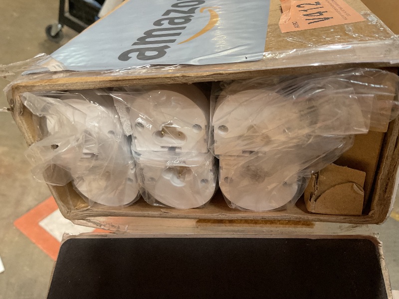 Photo 1 of (6-Pack) 8ft LED Shop Light Fixture, 120W 19500LM 6000K, Cold White, U Shape, Clear Cover, Hight Output, Linkable Shop Lights, T8 LED Tube Lights, 8 Foot Ceiling Lights for Garage, Plug&Play