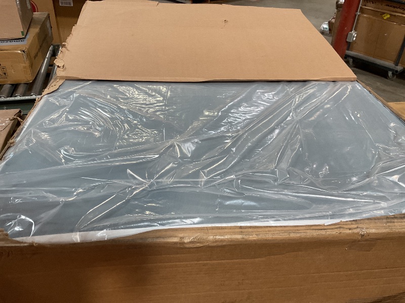 Photo 1 of ****INCOMPLETE SET/ MISSING OTHER ASSEMBLY PIECES/Minor cut **** Nutan, 8-Inch Sturdy Wood Box Spring for Mattress Support - Durable and Fully Assembled, Natural Wood Foundation for California King(Fold), White