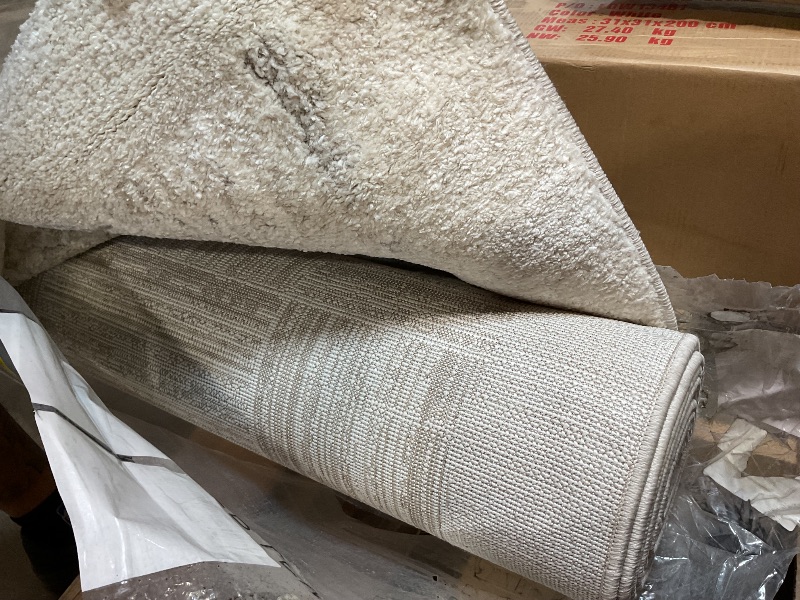 Photo 1 of **DIRTY FROM TRANSPORT**Loloi Amber Lewis Monty Collection MOT-01 Ivory/Taupe 11'-6" x 15', .50" Pile Height, Area Rug