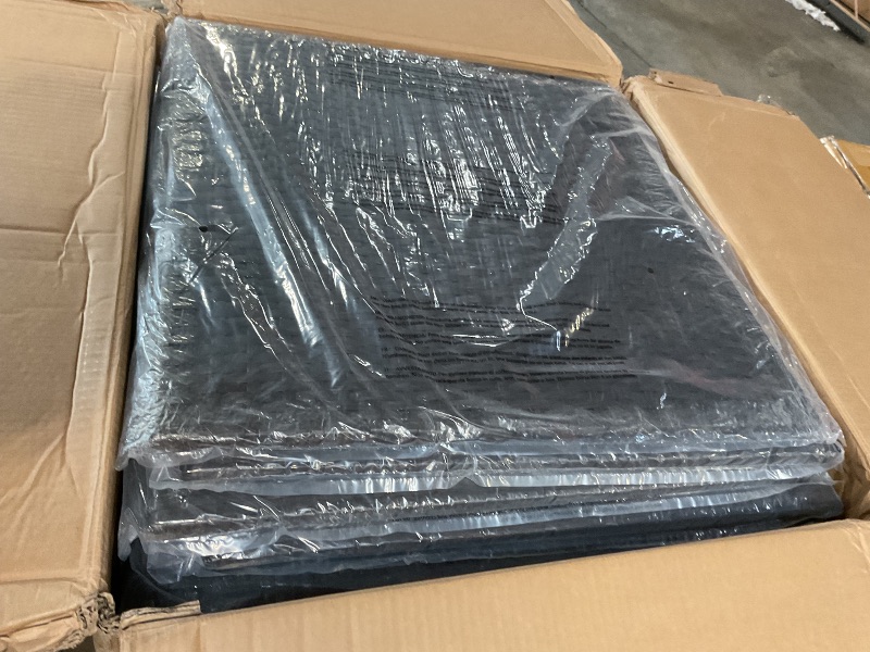 Photo 1 of ***PARTS ONLY/NOT A COMPLETE SET*** Shintenchi 7 Pieces Patio Furniture Sets Outdoor All-Weather Sectional Patio Sofa Set PE Rattan Manual Weaving Wicker Patio Conversation Set with Glass Table&Ottoman Cushion and Red Pillows, Blue