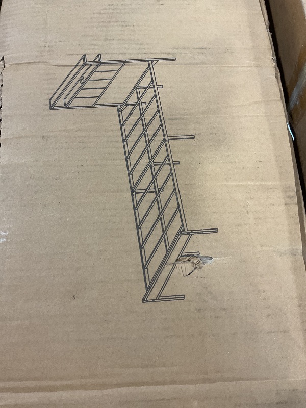 Photo 1 of ***FOR PARTS ONLY/ BROKEN PIECES *** Liians Queen Size Bed Frame with 2-Tier Storage Shelves Headboard, Platform Bed with Charging Station, LED Lights No Box Spring Needed Noise Free
