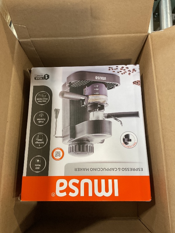 Photo 1 of *****VERY VERY DIRTYYY**** IMUSA USA GAU-18202 4 Cup Espresso/Cappuccino Maker,120 volts, Black