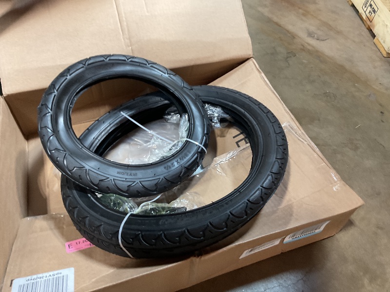 Photo 1 of ***NOT IN BOX/ INSIDE A BAG*** 12.5'' Front and 16'' Back Wheel Replacement Tubes and Tires | Compatible with BoB Stroller Tire Tube Revolution SE/Pro/Flex/SU/Ironman - Made from BPA/Latex Free Butyl Rubber