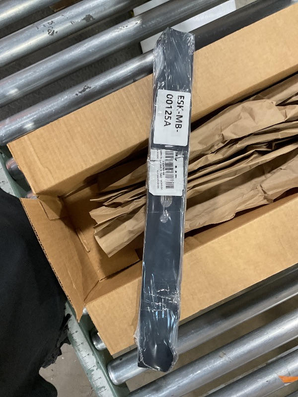 Photo 1 of (3 Pack) 355-101 20" Lawn Mower Blades, Replace for 2105300125A Lawn Mower Blades 20" Length, 1/8" Thickness, 2-1/4" Width, 1" x 3/4" Center Hole, Compatible with Hyper Tough Deck Lawn Mower