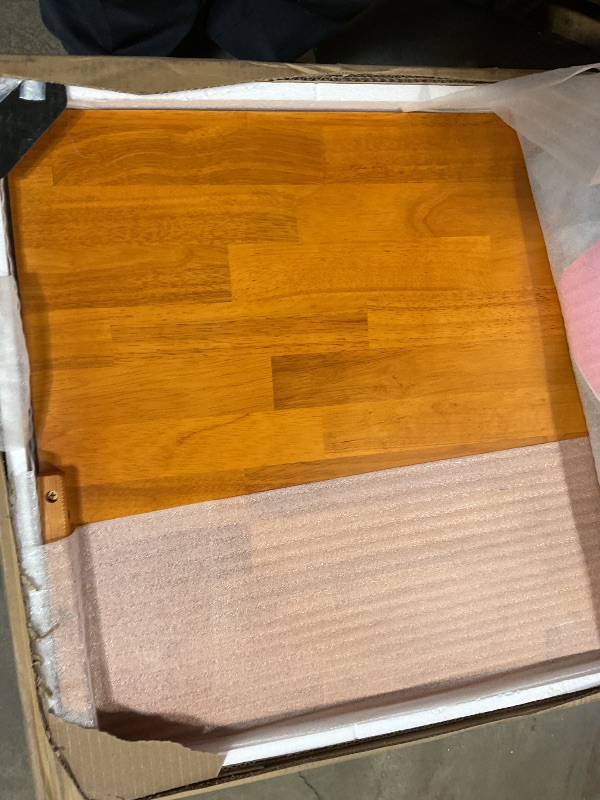 Photo 1 of *** NOT IN A BOX/ INCOMPLETE SET/ MISSING ASSEMBLY PIECES BOX 1 OF 2 **** AFI, Santa Fe Queen Murphy Bed Chest with 6" Mattress & Built-in USB Charger, Light Toffee