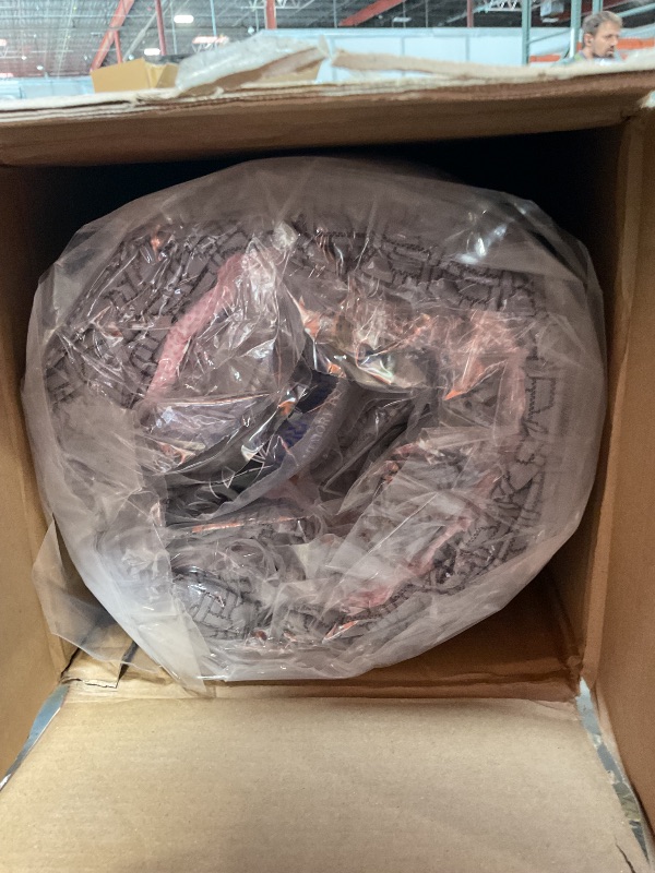 Photo 1 of *** NOT IN A BOX/ INCOMPLETE SET/ MISSING ASSEMBLY PIECES BOX 1 OF 2 **** AFI, Santa Fe Queen Murphy Bed Chest with 6" Mattress & Built-in USB Charger, Light Toffee