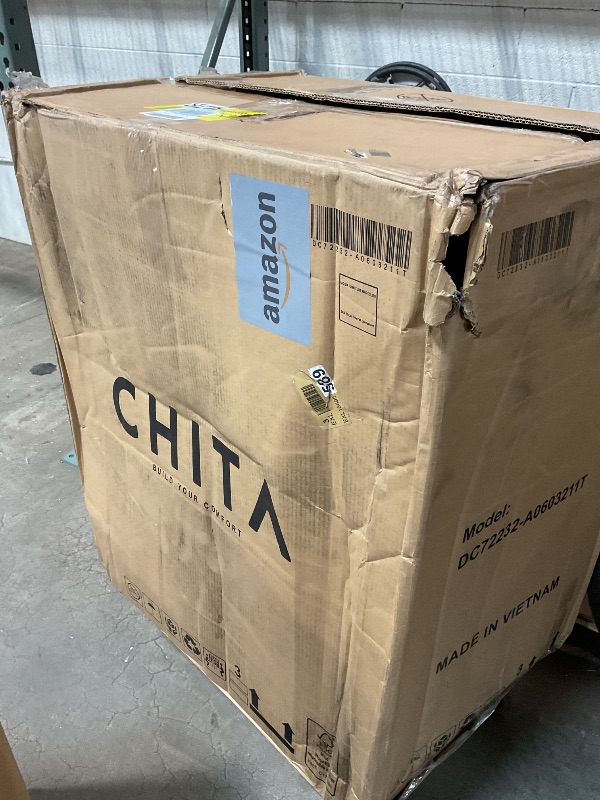 Photo 1 of ***FOR PARTS/Single chair*** KISLOT Dining Chairs with Casters No Assembly Upholstered Wingback Single Sofa Armless Deskchair for Bedroom Waiting Room Kitchen Diningroom