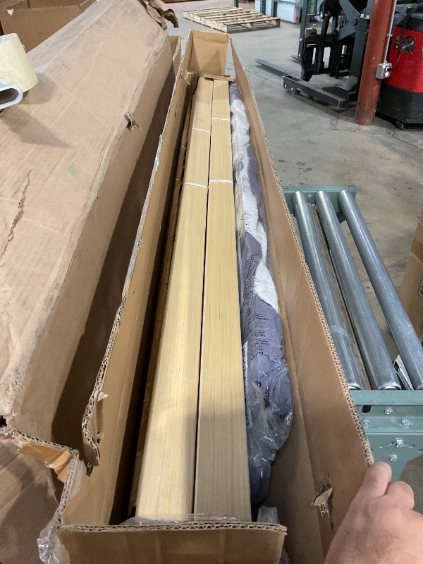 Photo 1 of *missing hardware*ZINUS Edgar 4 Inch Bamboo Box Spring, Mattress Foundation, Sturdy Bamboo Structure, Low Profile, Easy Assembly, King