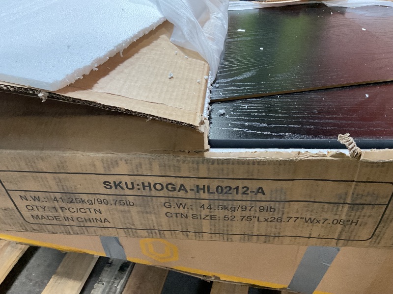 Photo 1 of **FOR PARTS ONLY/MISSING ASSEMBLY PIECES** Tribesigns 78" L-Shaped Executive Desk, Large Modern Office Desk with Drawers and Lateral File Cabinet, Business Furniture with Storage Shelves, Big Computer Desk for Home Office (Grey + Blcak)