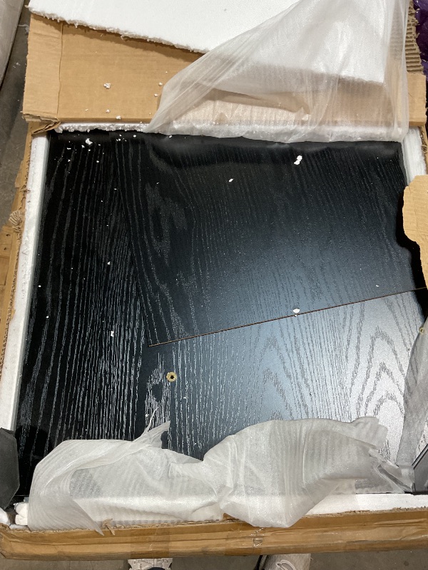 Photo 1 of **FOR PARTS ONLY/MISSING ASSEMBLY PIECES** Tribesigns 78" L-Shaped Executive Desk, Large Modern Office Desk with Drawers and Lateral File Cabinet, Business Furniture with Storage Shelves, Big Computer Desk for Home Office (Grey + Blcak)