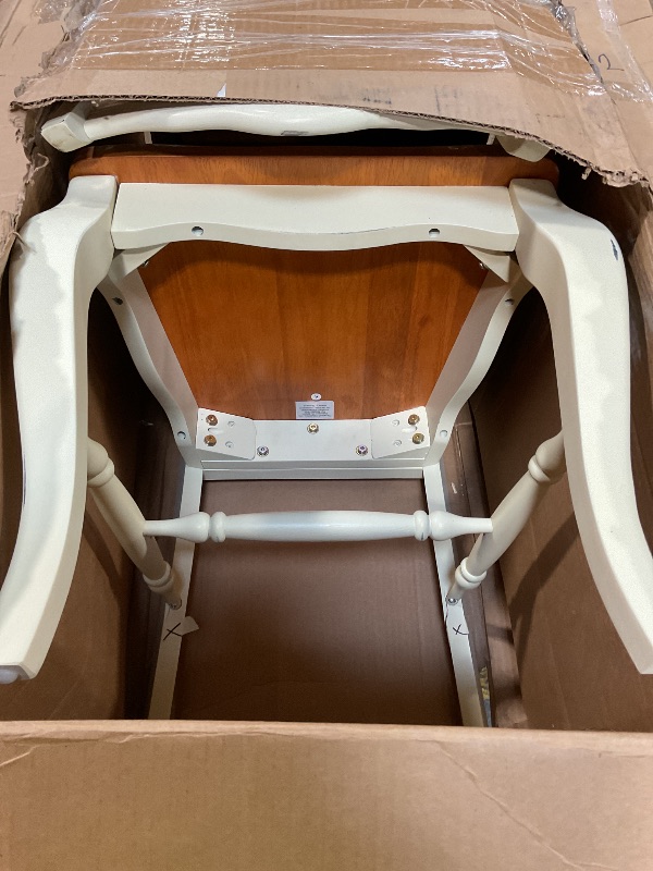 Photo 1 of ***** FOR PARTS ONLY/ NON-FUNCTIONAL/Scratches & Dirty***** Homestyles French Countryside Off-White Dining Chairs, Set of 2