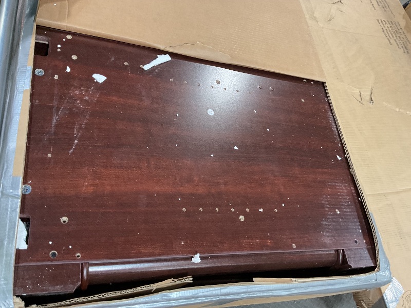 Photo 1 of 2 boxes, loose hardware *** Sauder Palladia L-Shaped Desk, Select Cherry Finish
