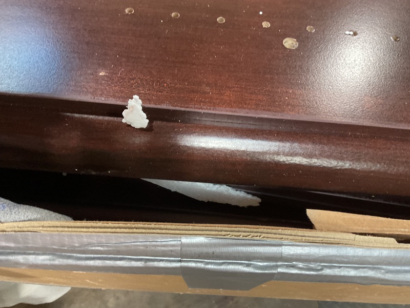 Photo 1 of 2 boxes, loose hardware *** Sauder Palladia L-Shaped Desk, Select Cherry Finish