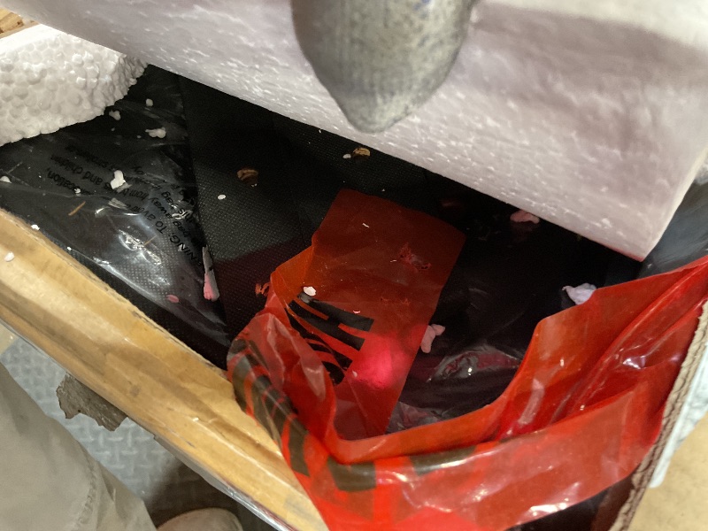 Photo 1 of **NO ASSEMBLY HOLES** Novilla Queen Bed Frame, Queen Size Bed Frame with Wooden Slats Support, Linen Upholstered Stripe Headboard, No Box Spring Needed, Heavy Duty Feet, Easy Assembly, Beige