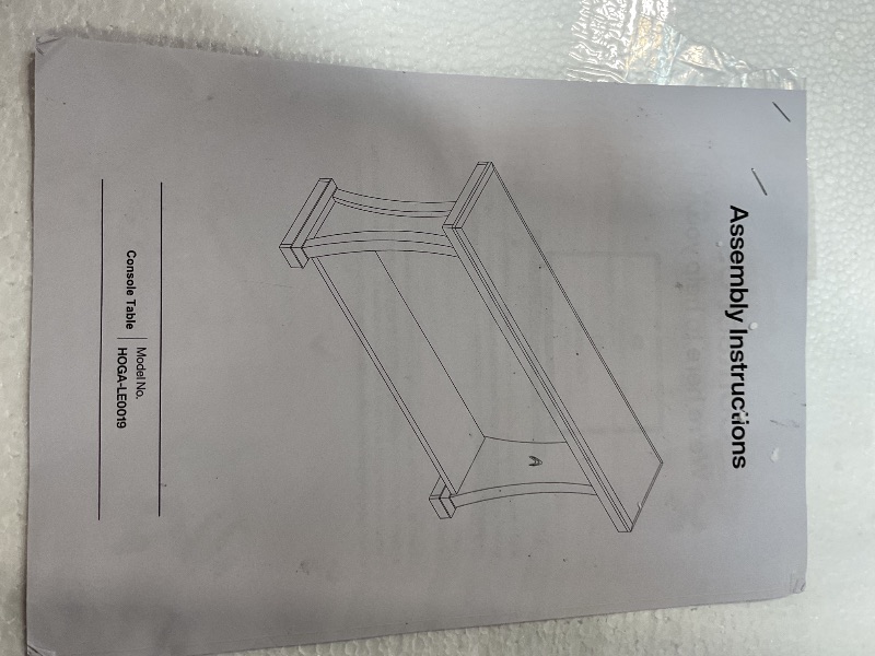Photo 1 of ***FOR PARTS ONLY/DAMAGED PIECES*** LITTLE TREE 63” Console Table for Entryway, 2-Tier Entryway Table Behind Sofa Couch with Storage Shelves, Narrow Wooden Entry Tables for Home Living Room Hallway